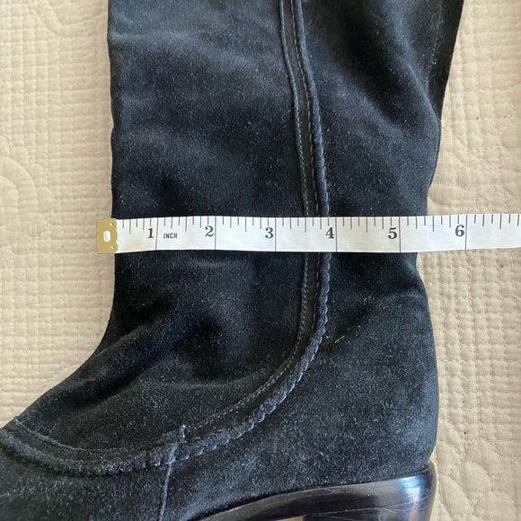 EUC Vaneli black suede boots w/dual wear options. - Picture 9 of 16